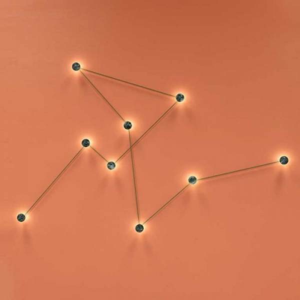 Applique AZOU marbre blanc Kundalini by MEGALUX 33