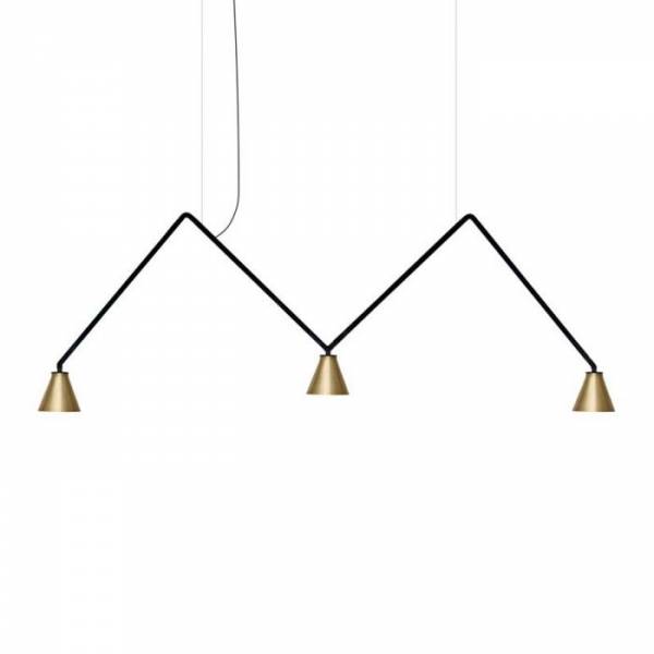 Suspension BADLIU Nemo Lighting CONE by MEGALUX 33 Bordeaux