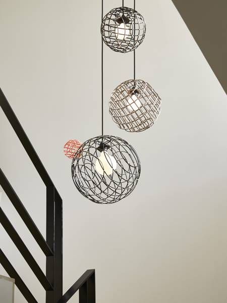 Suspension SPHERE bamboo by MEGALUX33