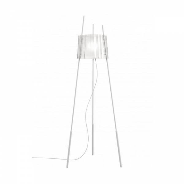 Lampadaire TYLA tiges rouges KUNDALINI MEGALUX33 BORDEAUX