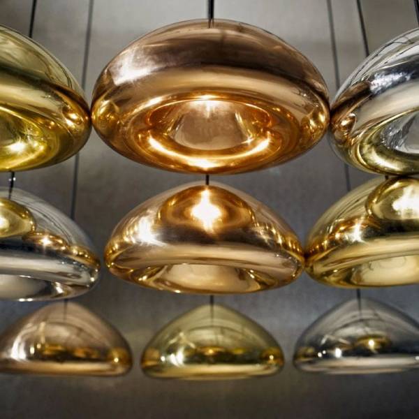 SUSPENSION VOID TOM DIXON MEGALUX33 BORDEAUX