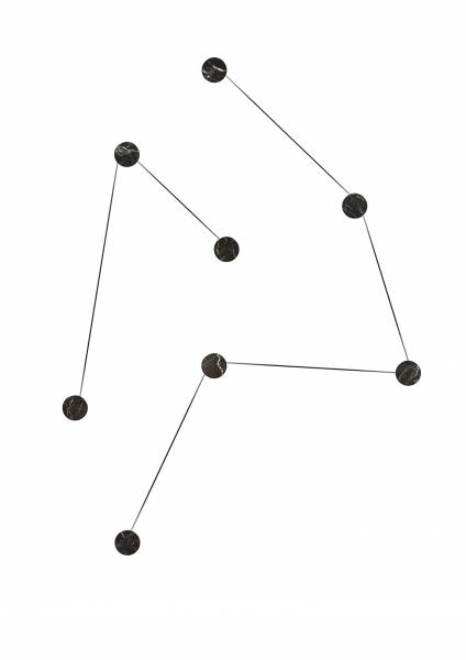 Applique AZOU marbre noir Kundalini by MEGALUX 33 Bordeaux