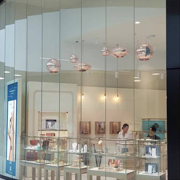 Eclairage boutique VICTORIA MAGDALENA Luxembourg by MEGALUX33