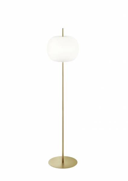 Lampadaire KUSHI XL brass Kundalini by MEGALUX 33 Bordeaux