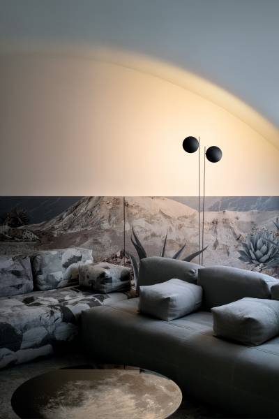 Lampadaire LEDERAM F2 by MEGALUX 33 Bordeaux