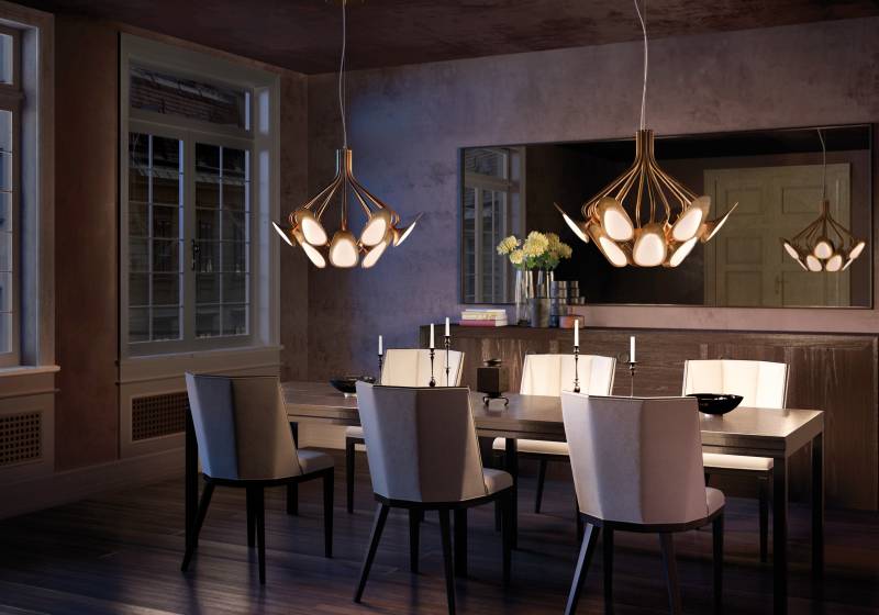 Suspension PEACOCK KUNDALINI by MEGALUX33 Bordeaux