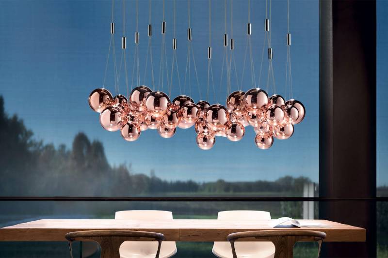 Suspension RANDOM LODES by MEGALUX 33 Bordeaux