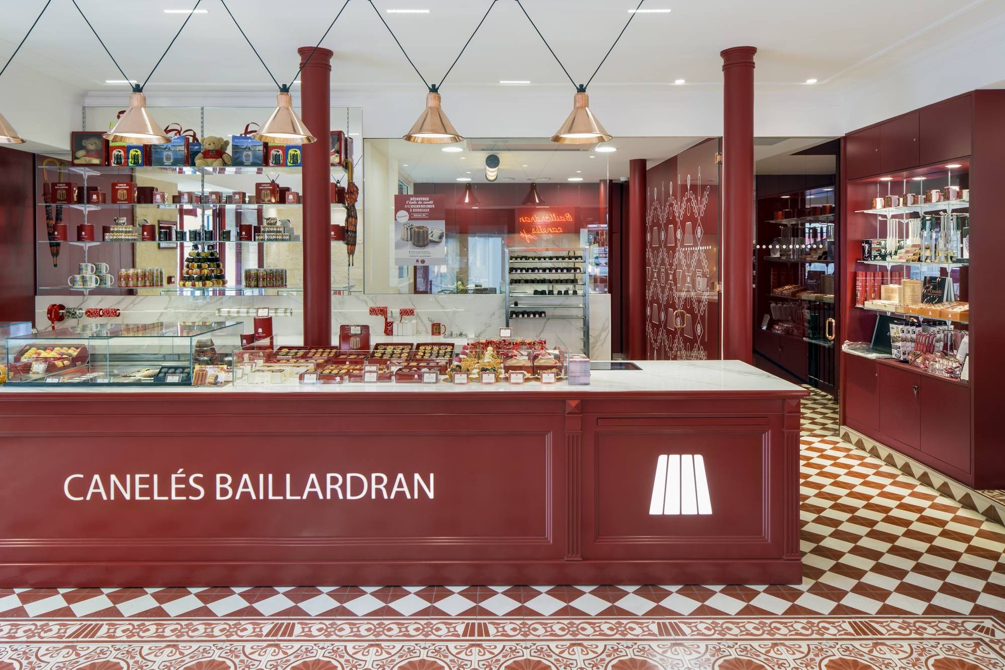 Boutique Canelés BAILLARDRAN Gambetta, Eclairage MEGALUX33