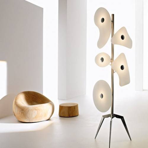 Lampadaire ORBITAL blanc by MEGALUX33