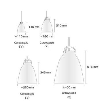 Suspension CARAVAGGIO OPAL Light Years by MEGALUX 33