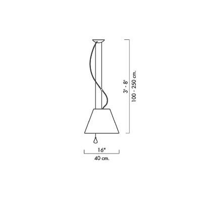 Suspension COSTANZA Luce Plan by MEGALUX 33