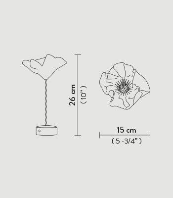 Dimensions LAFLEUR Slamp by MEGALUX33