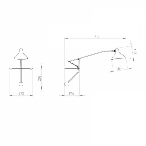 Dimensions applique MANTIS MINI BS2 by MEGALUX33