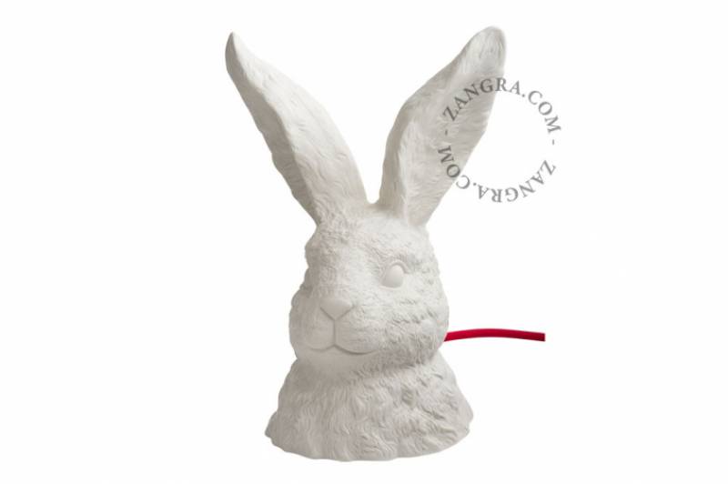 LAMPE DE TABLE RABBIT ZANGRA BY MEGALUX 33 Bordeaux