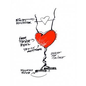 Inspiration lampe ONE THE FROM HEART Ingo Maurer by MEGALUX33