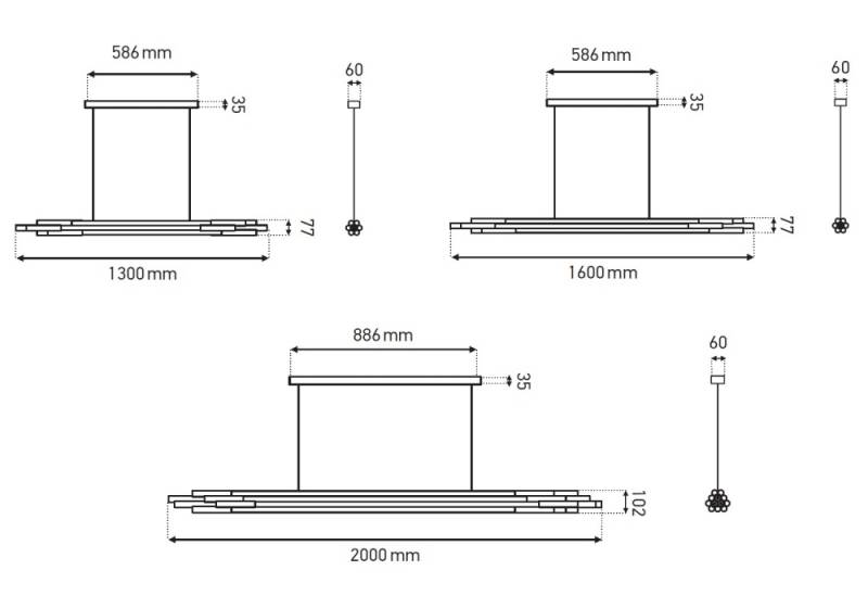 Dimensions suspensions ORG by MEGALUX33