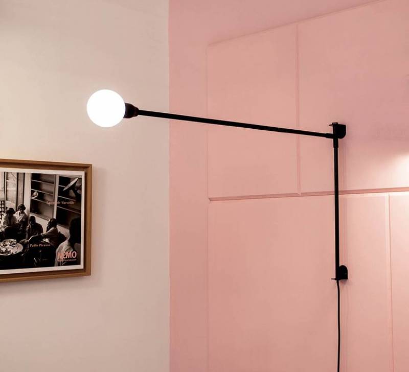 Applique POTENCE PIVOTANTE MINI Charlotte Perriand NEMO by MEGALUX 33 Bordeaux