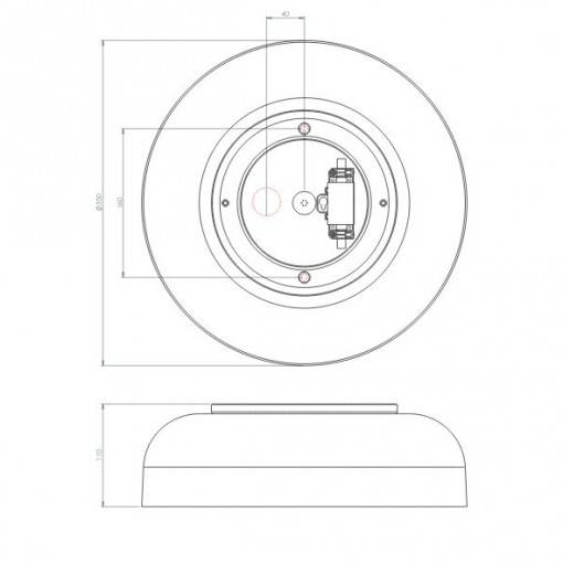 Plafonnier SYROS Astro by MEGALUX 33