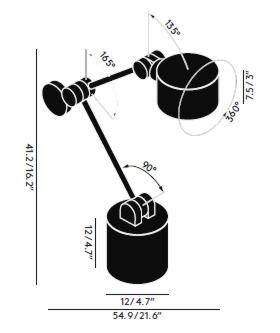 Lampe à poser BOOM TASK de Tom Dixon by MEGALUX 33